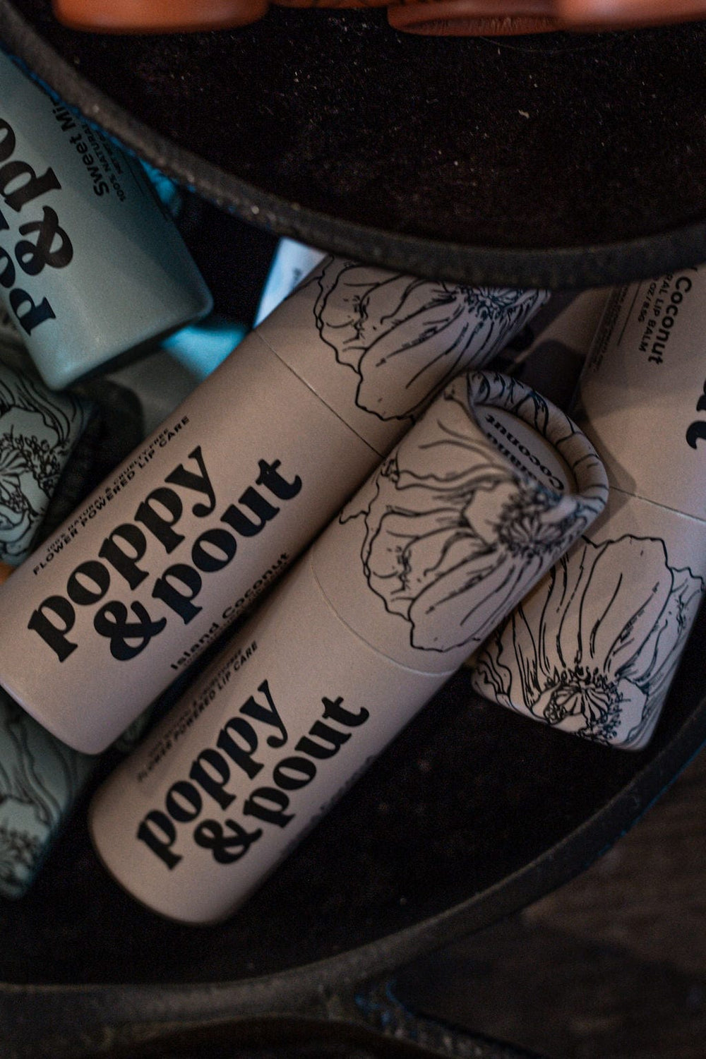 Poppy and Pout Personal Care Lip Balm, Island Coconut