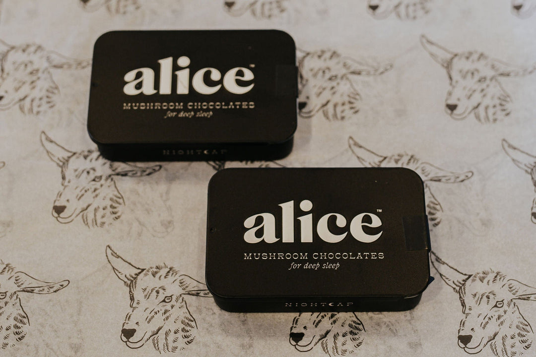 Alice Mushrooms Nightcap: Mushroom Chocolates for Deep Sleep