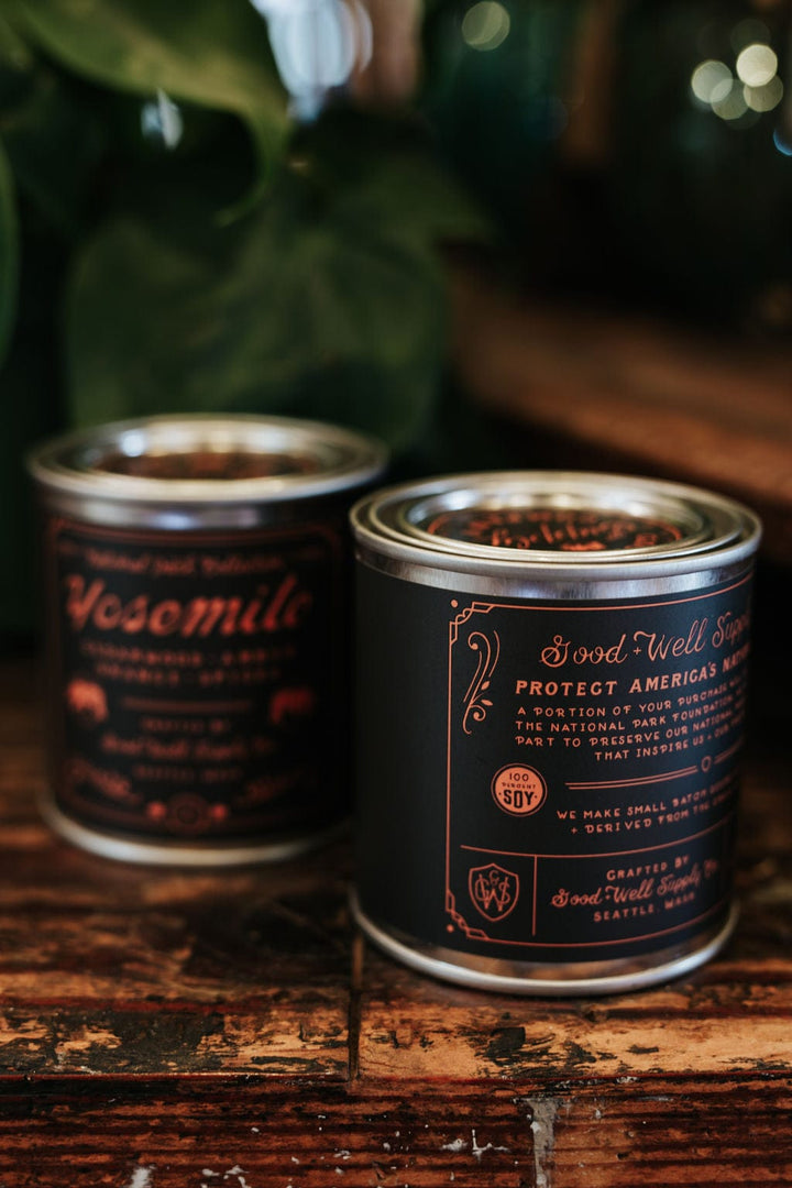 Good & Well Supply Co. Yosemite National Park Candle - 1/2 Pint