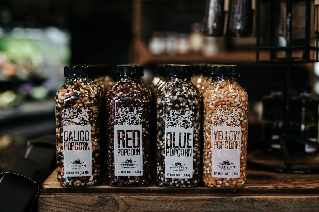 Petersen Family Farm Popcorn Farm Fresh Bottled Popcorn