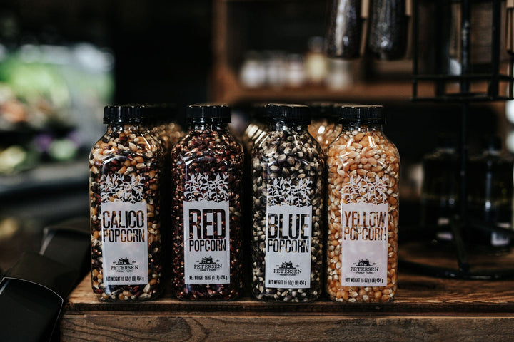 Petersen Family Farm Popcorn Farm Fresh Bottled Popcorn