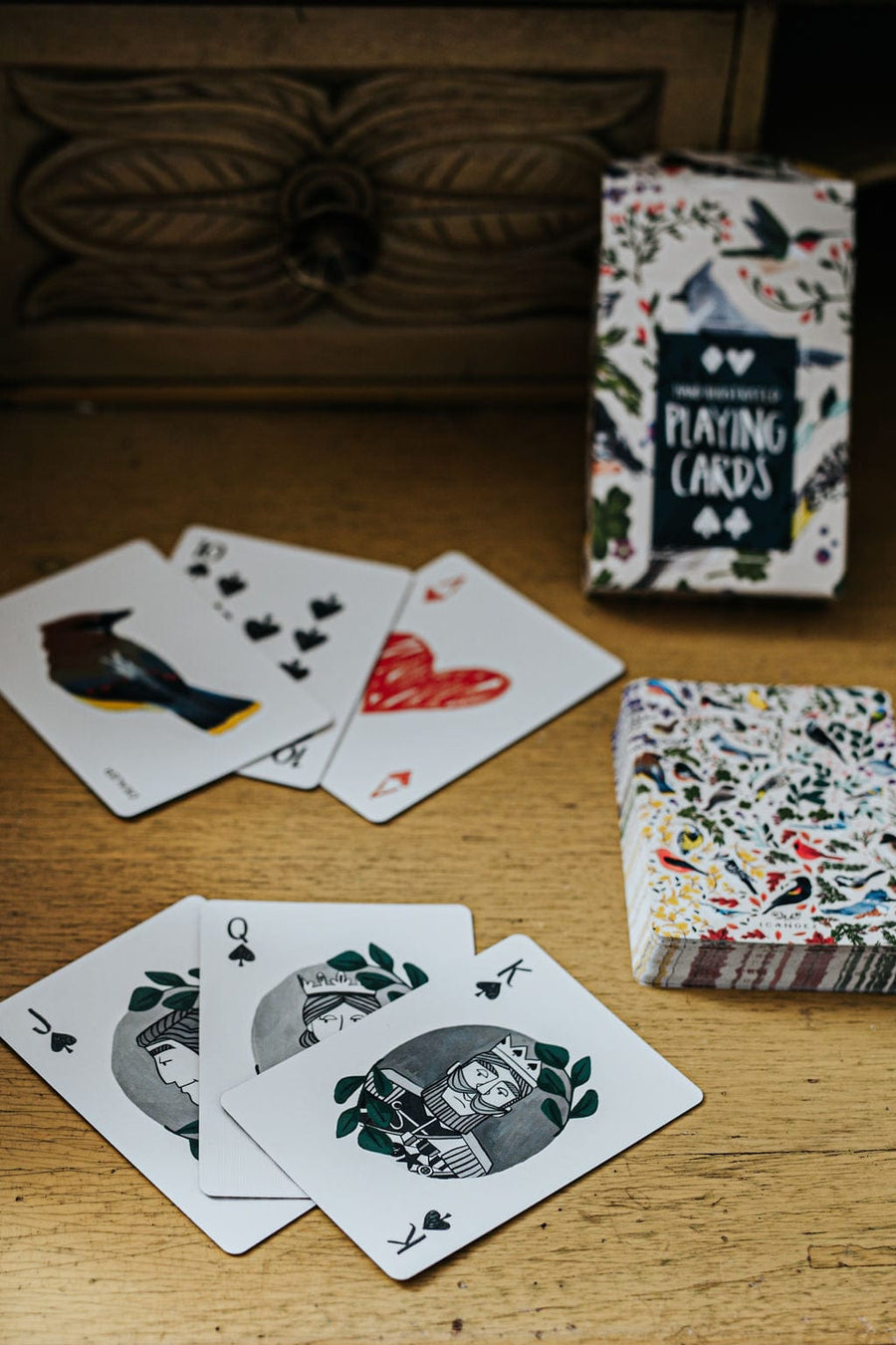 1canoe2 Feathered Playing Card Deck