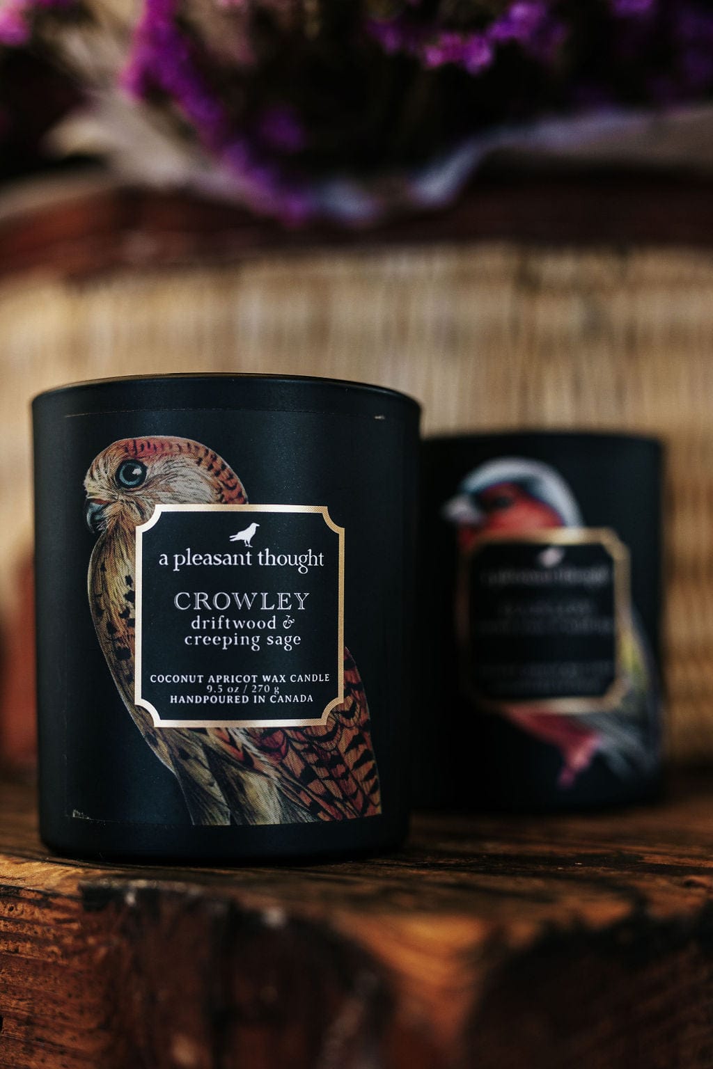 A Pleasant Thought candles Crowley: Driftwood + Creeping Sage Candle
