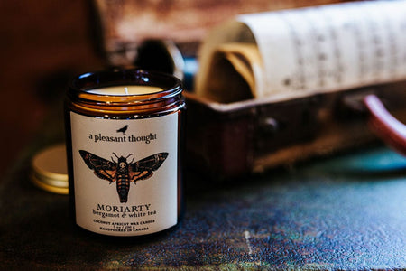 A Pleasant Thought candles Moriarty | Bergamot & White Tea | Jar Candle