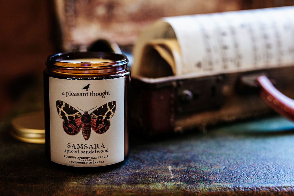 A Pleasant Thought candles Saṃsāra: Spiced Sandalwood Jar Candle