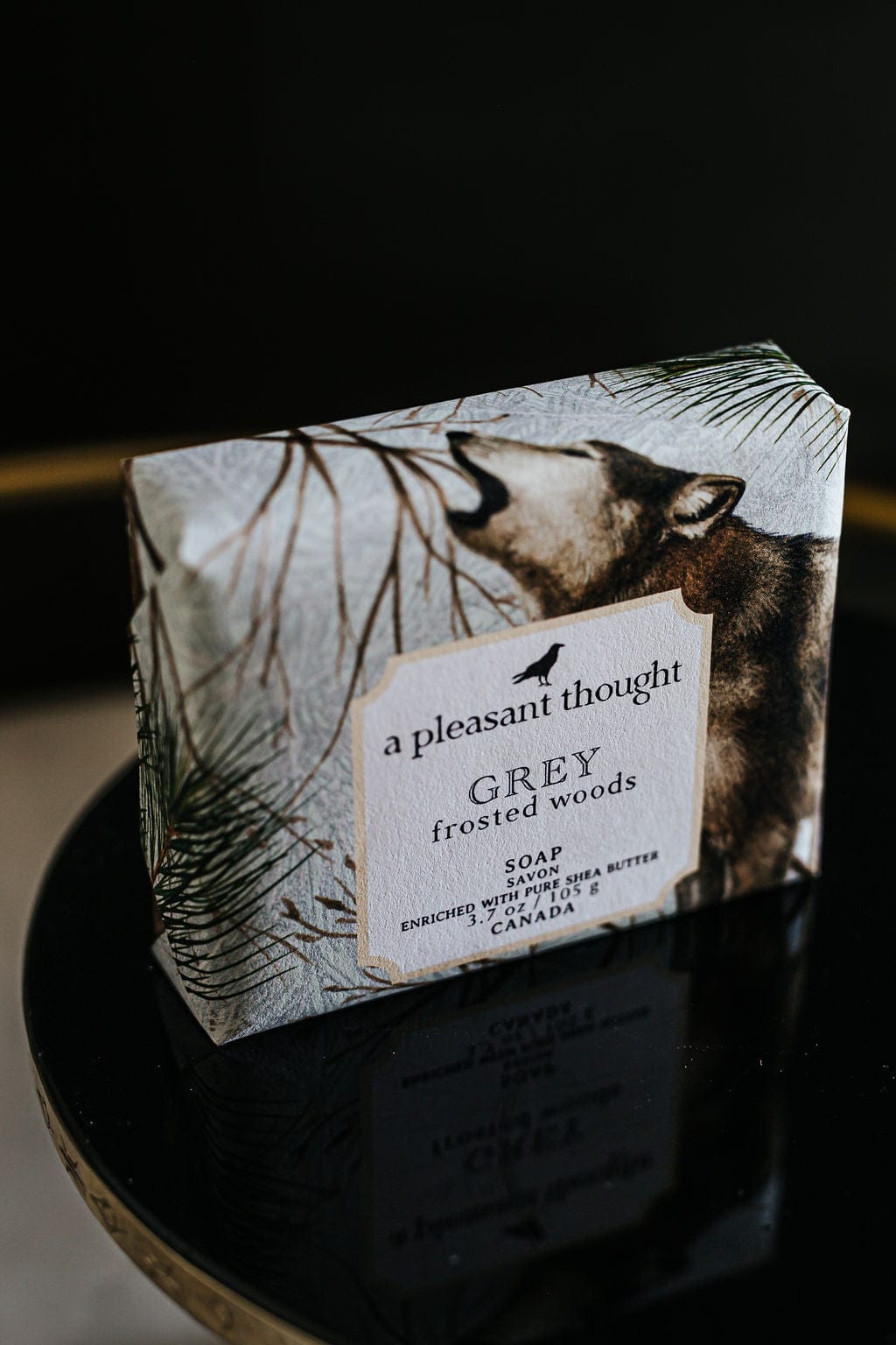 A Pleasant Thought Personal Care Grey: Frosted Woods Bar Soap