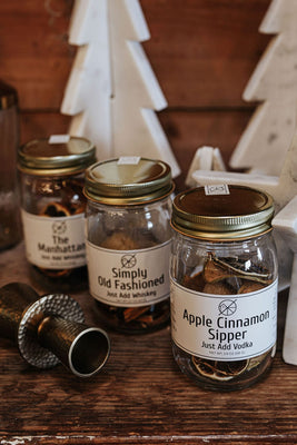 Adornwell Apple Cinnamon Sipper Cocktail Infusion Kit