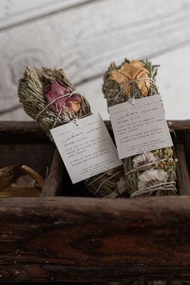 Among the Flowers Personal Care Floral Smudge Wand