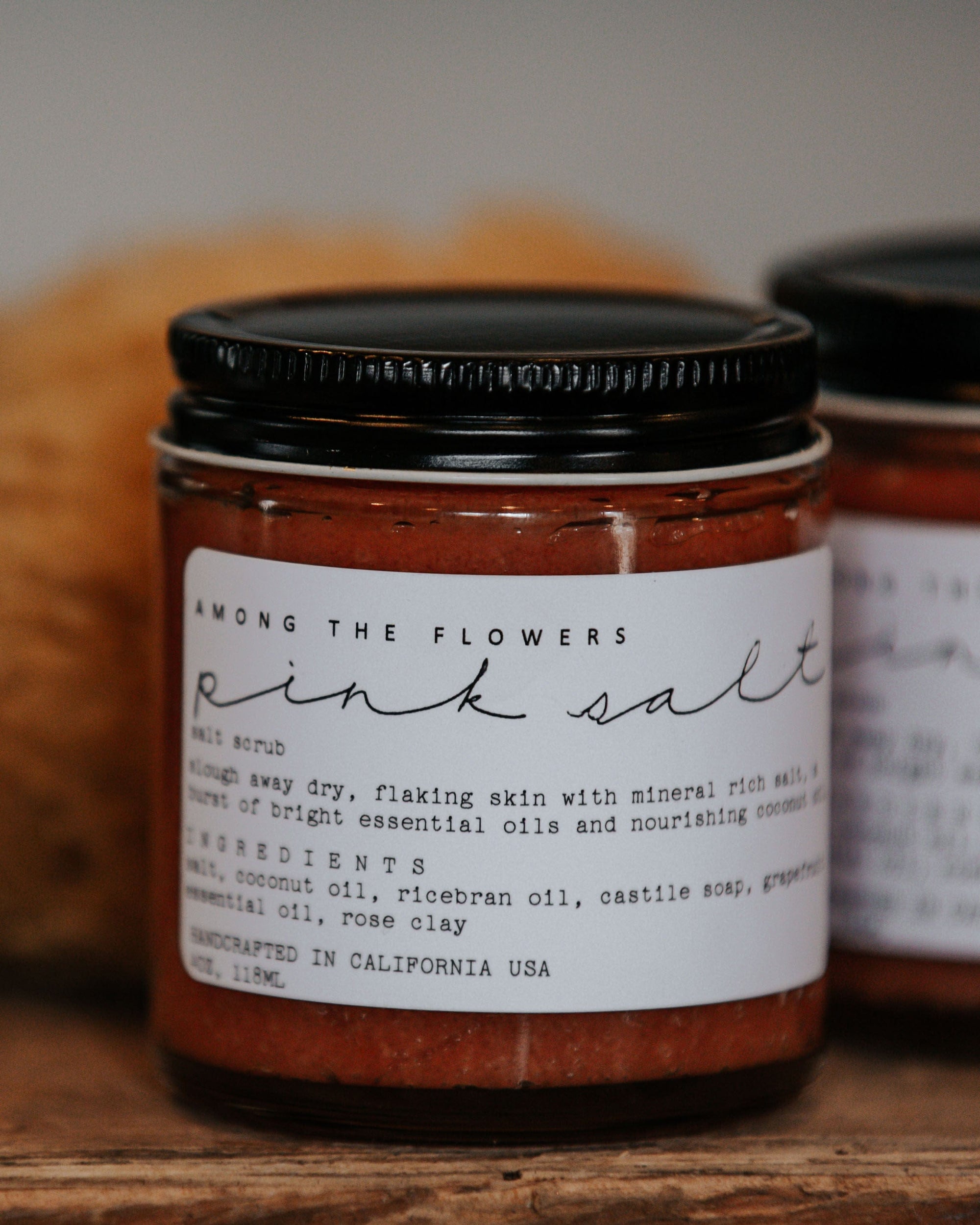 Among the Flowers Personal Care Orange Salt Scrub