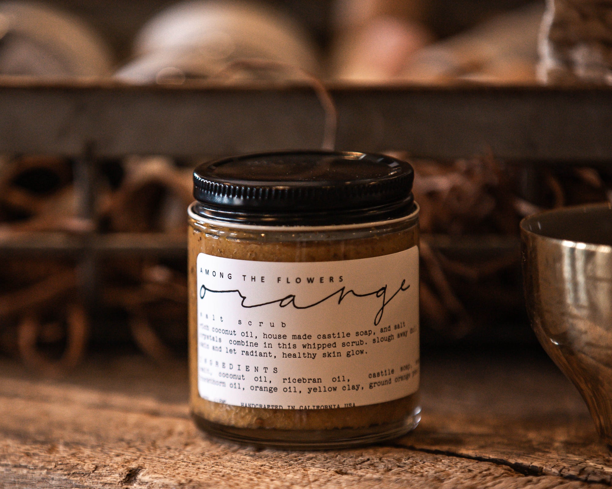 Among the Flowers Personal Care Orange Salt Scrub