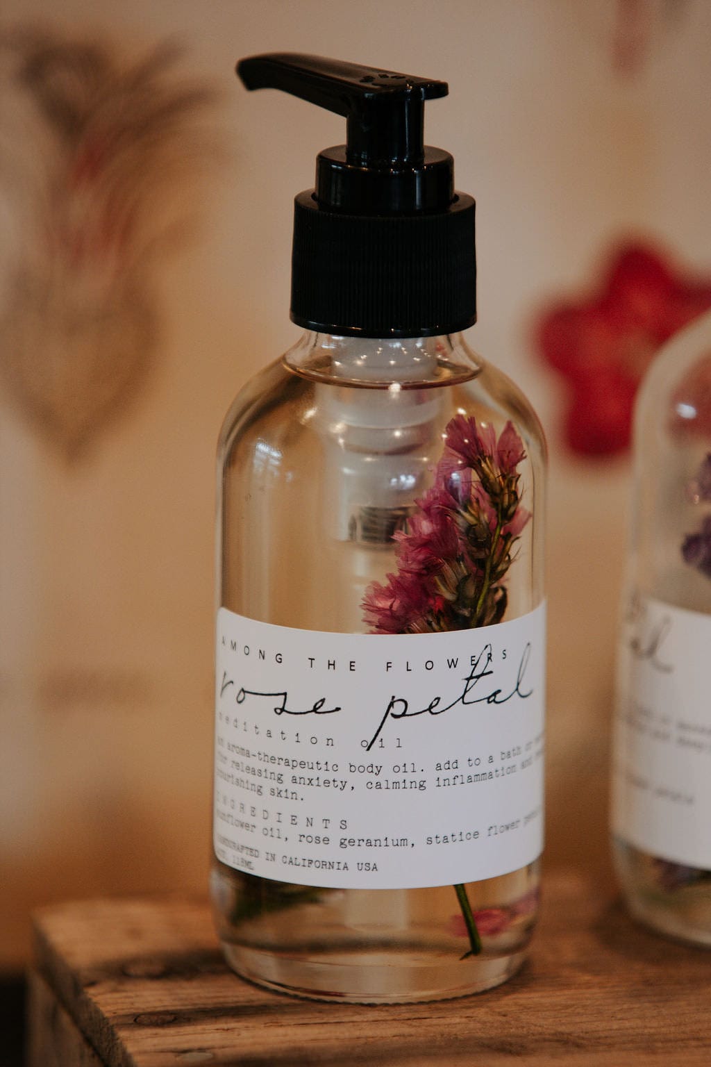 Among the Flowers Personal Care Rose Petal Body Oil