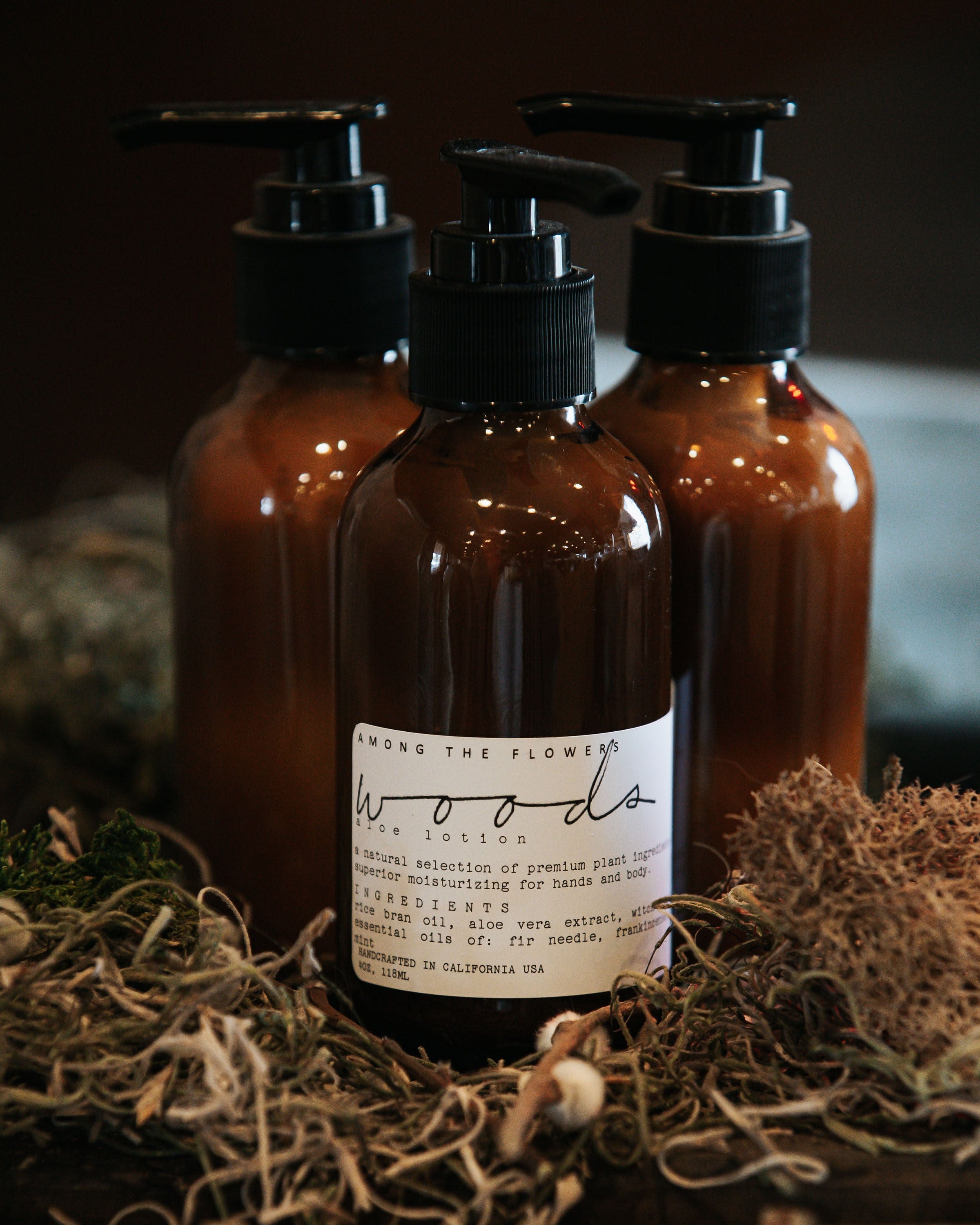 Among the Flowers Personal Care Woods Botanical Aloe Lotion