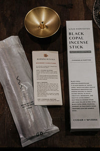 Cedar and Myrrh Incense Black Copal Incense Sticks