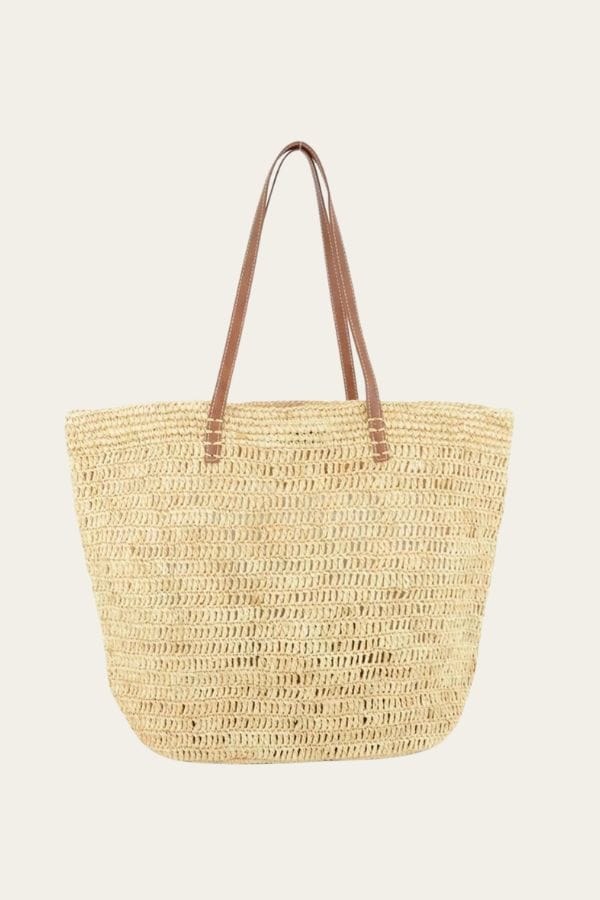 Chloe Alexis Accessories Natural The Maui Raffia Tote Bag