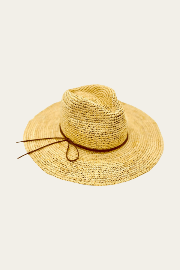 Chloe Alexis Accessories Natural The Senora - Raffia Hat