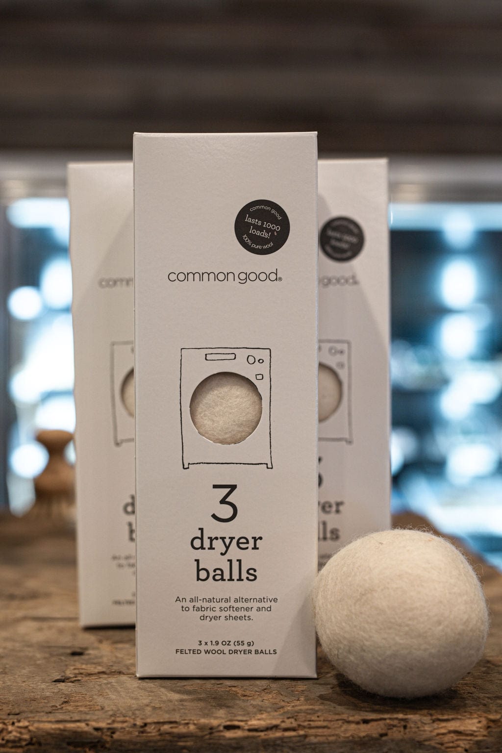 Common Good Cleaning Supplies Dryer Balls Box Set of 3