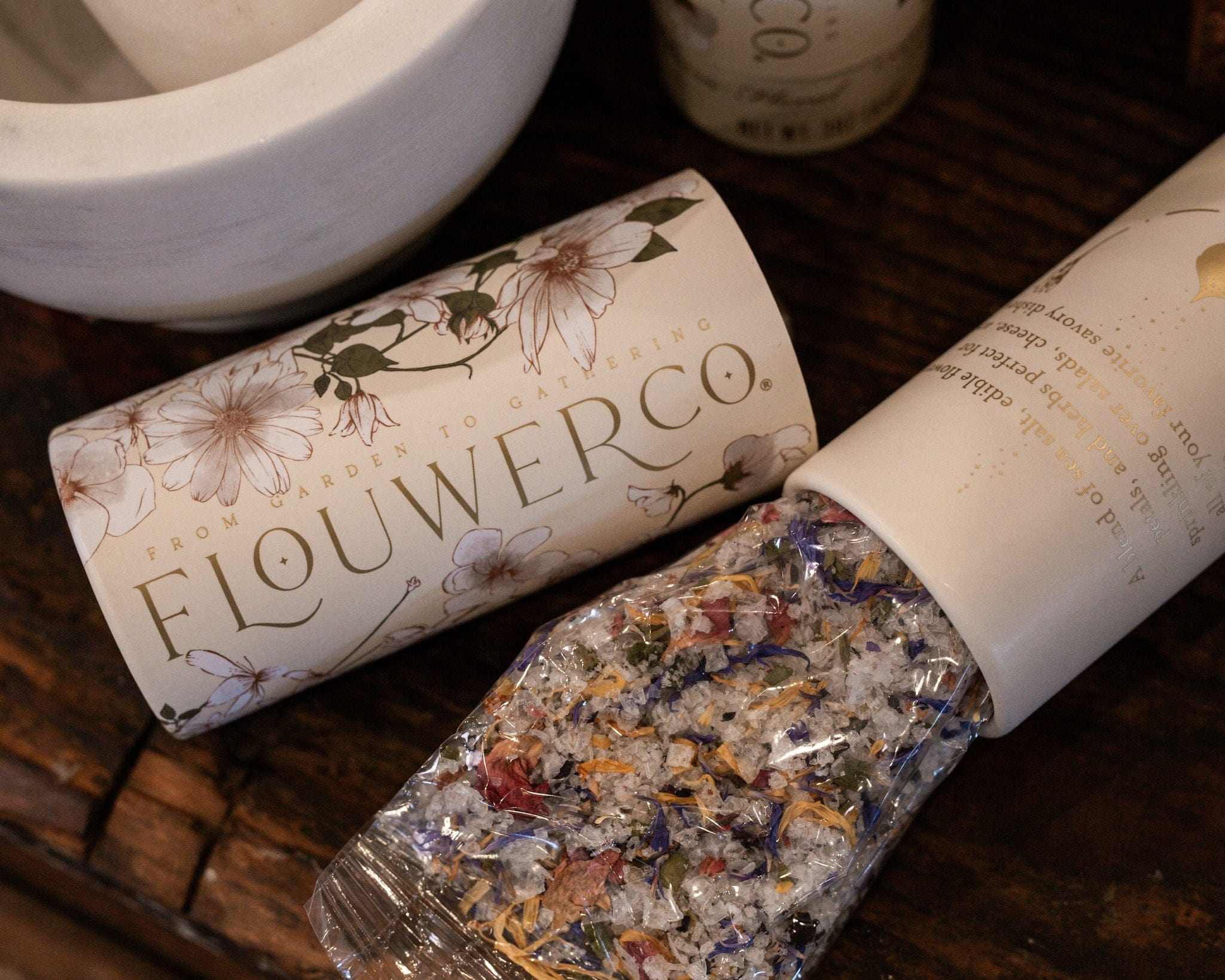 Flouwer Co. Elixirs/Cocktails Classic Floral Garnishing Salt