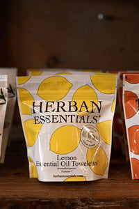 Herban Essentials Personal Care Lemon Towelettes