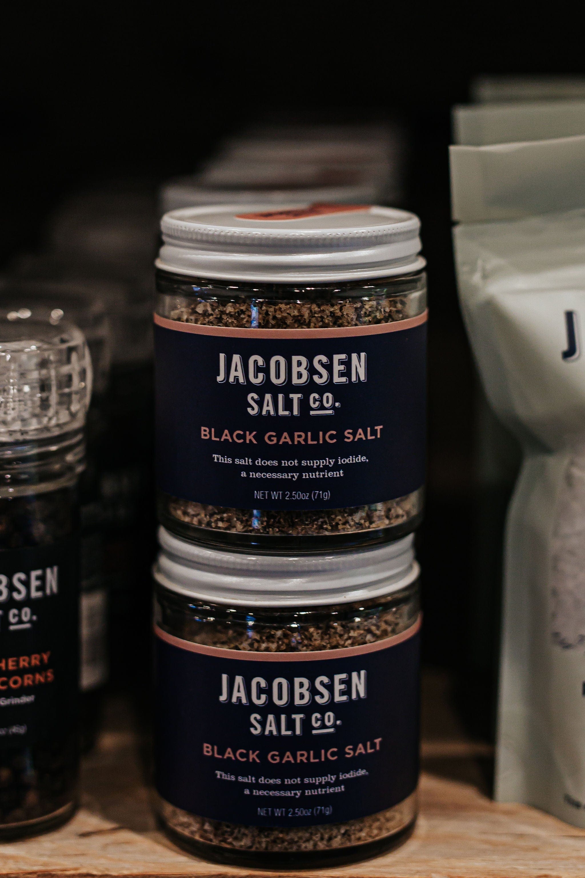 Jacobsen Salt Salt, Garlic - 4.2 oz