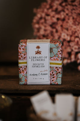 Library of Flowers Personal Care Birdsong and Blossom Shea Butter Soap