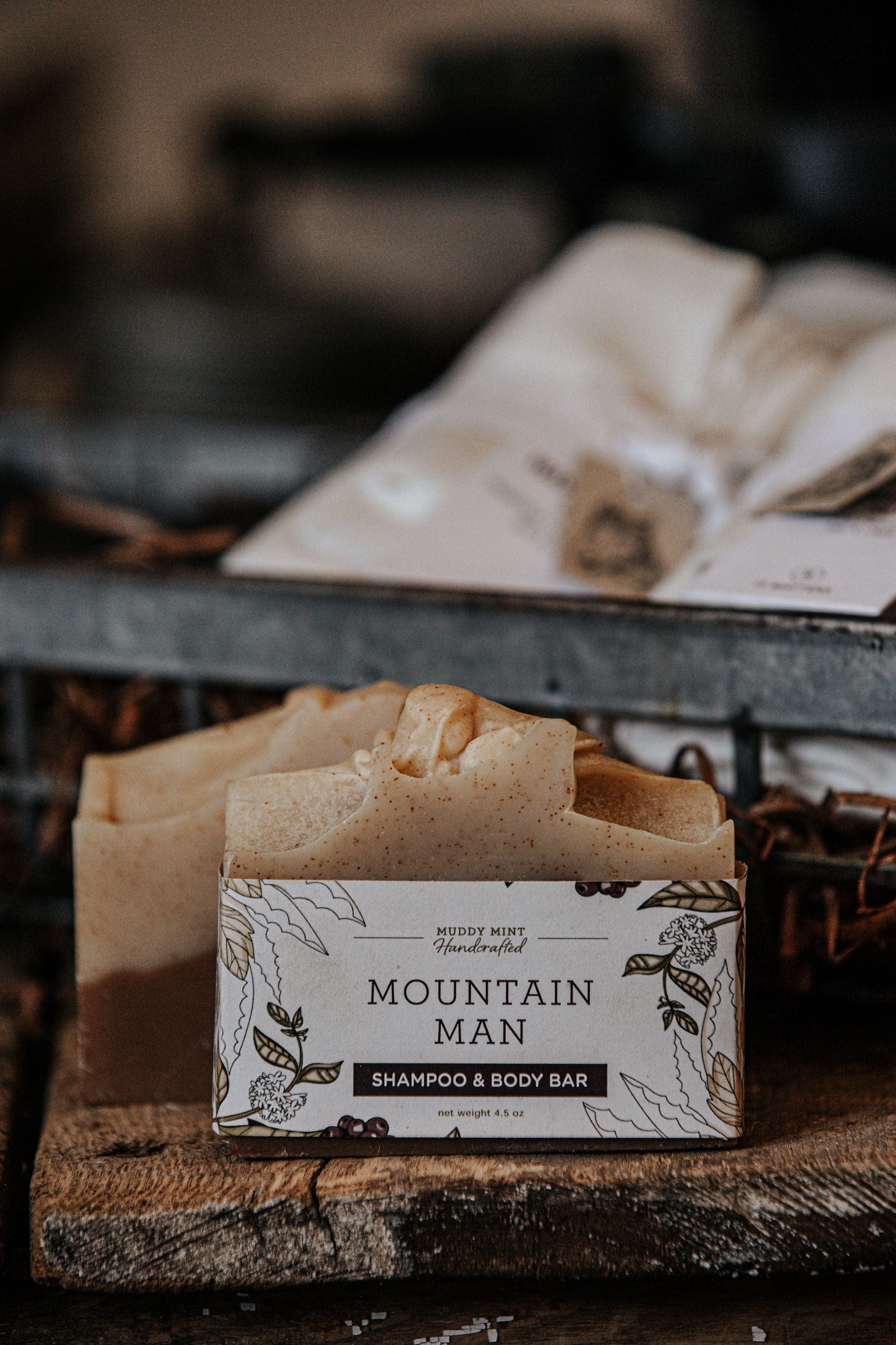 Muddy Mint Personal Care Mountain Man Shampoo & Body Soap