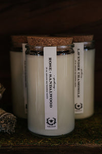 Nectar Republic candles Rose Sandalwood: Apothecary Candle - Balancing