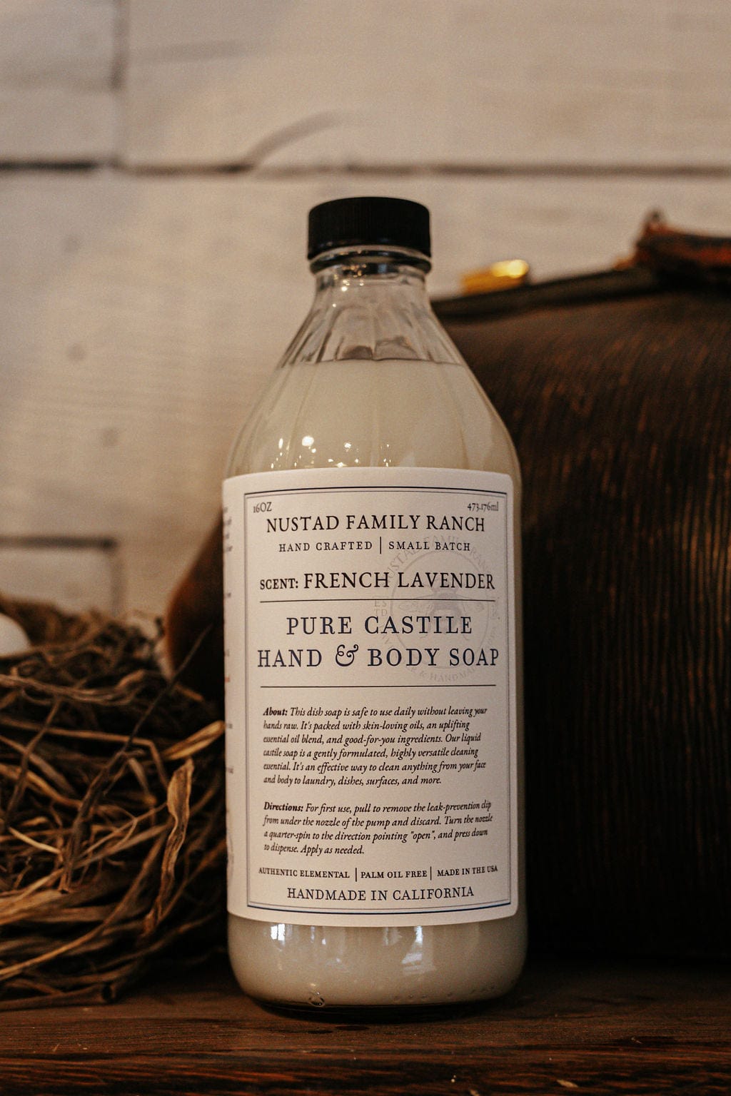 Nustad Family Ranch Personal Care Pure Castile Hand & Body Soap