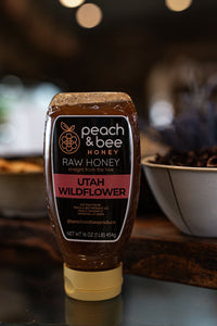 Peach & Bee Syrups/Sauces/Spreads Peach & Bee Honey - Utah Alfalfa