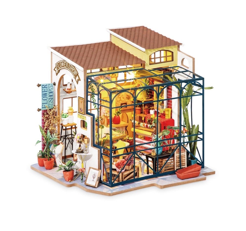 Robolife Emily's Flower Shop DIY Miniature Dollhouse