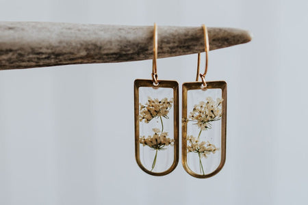 Seed & Soil Botanical Jewelry Jewelry Meadow Cathedral Earrings