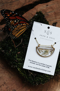 Seed & Soil Botanical Jewelry Jewelry Meadow Luna Necklace