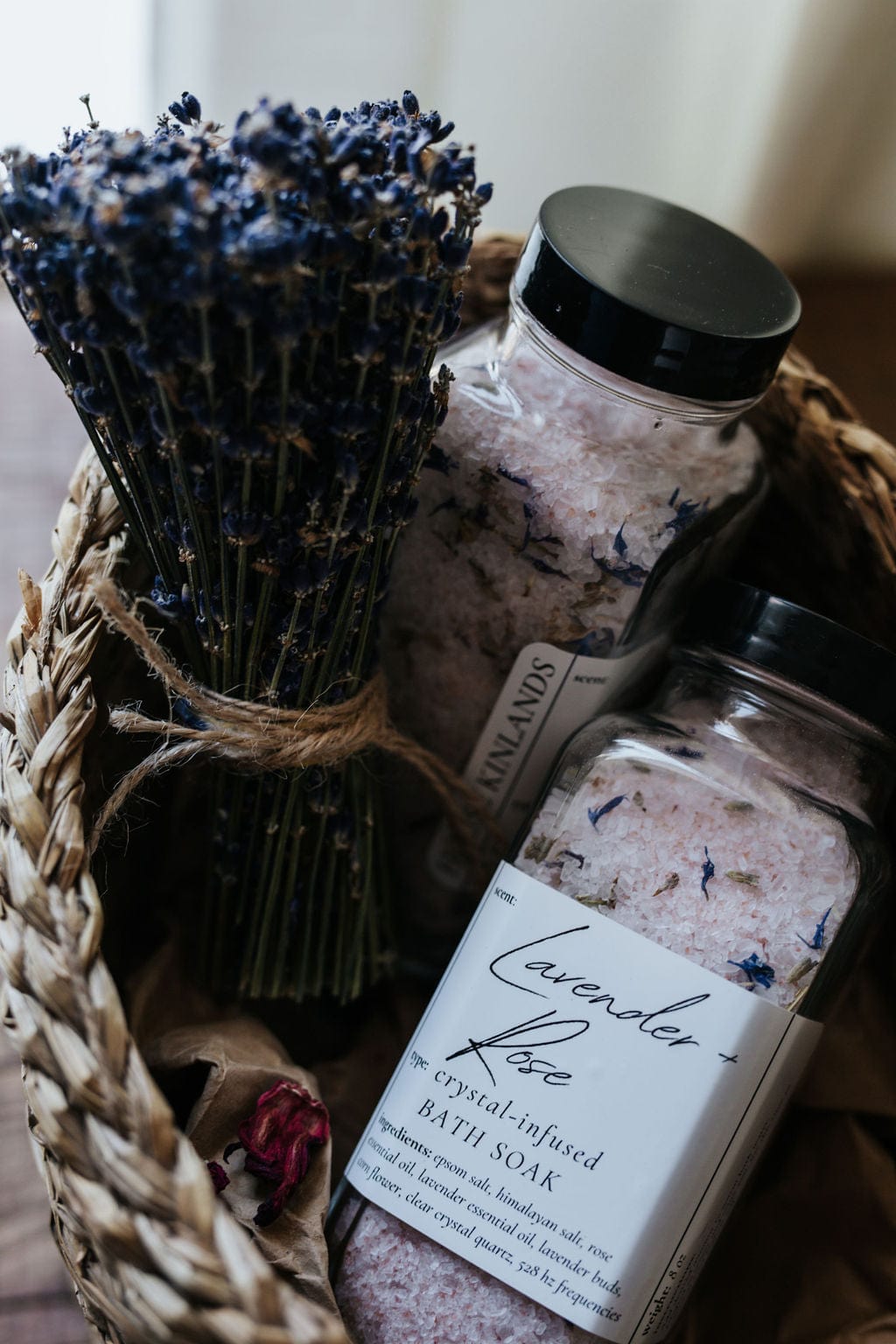 Self Goddess Personal Care Lavender + Rose Bath Soak