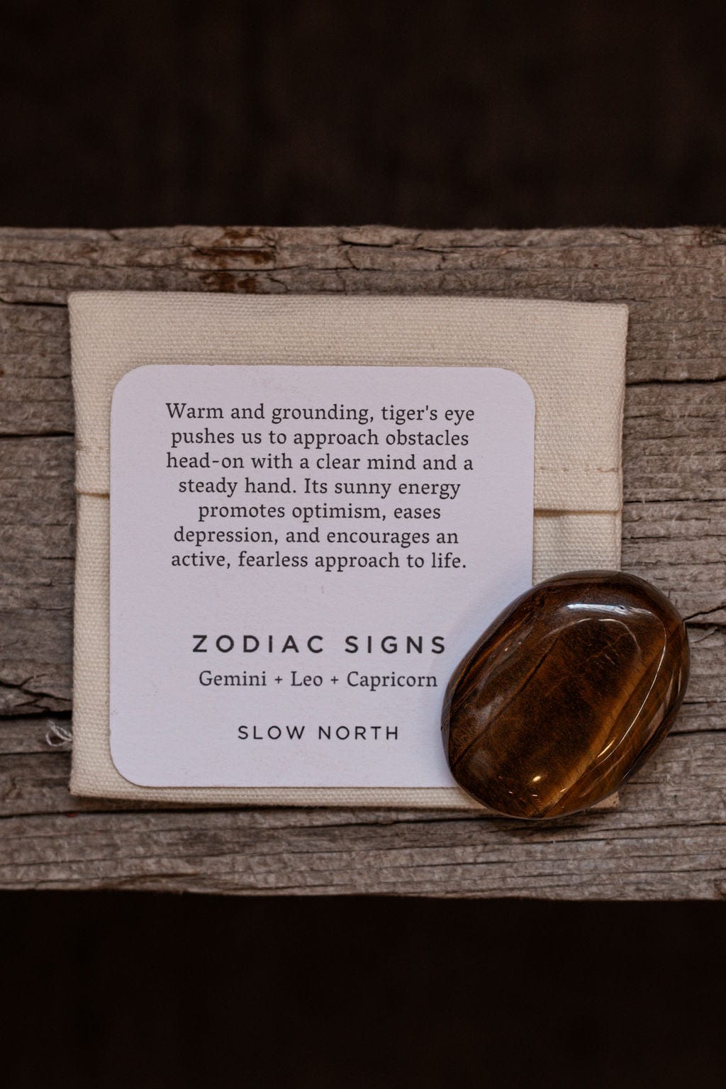 Slow North Personal Care Tiger's Eye - Meditation Stone