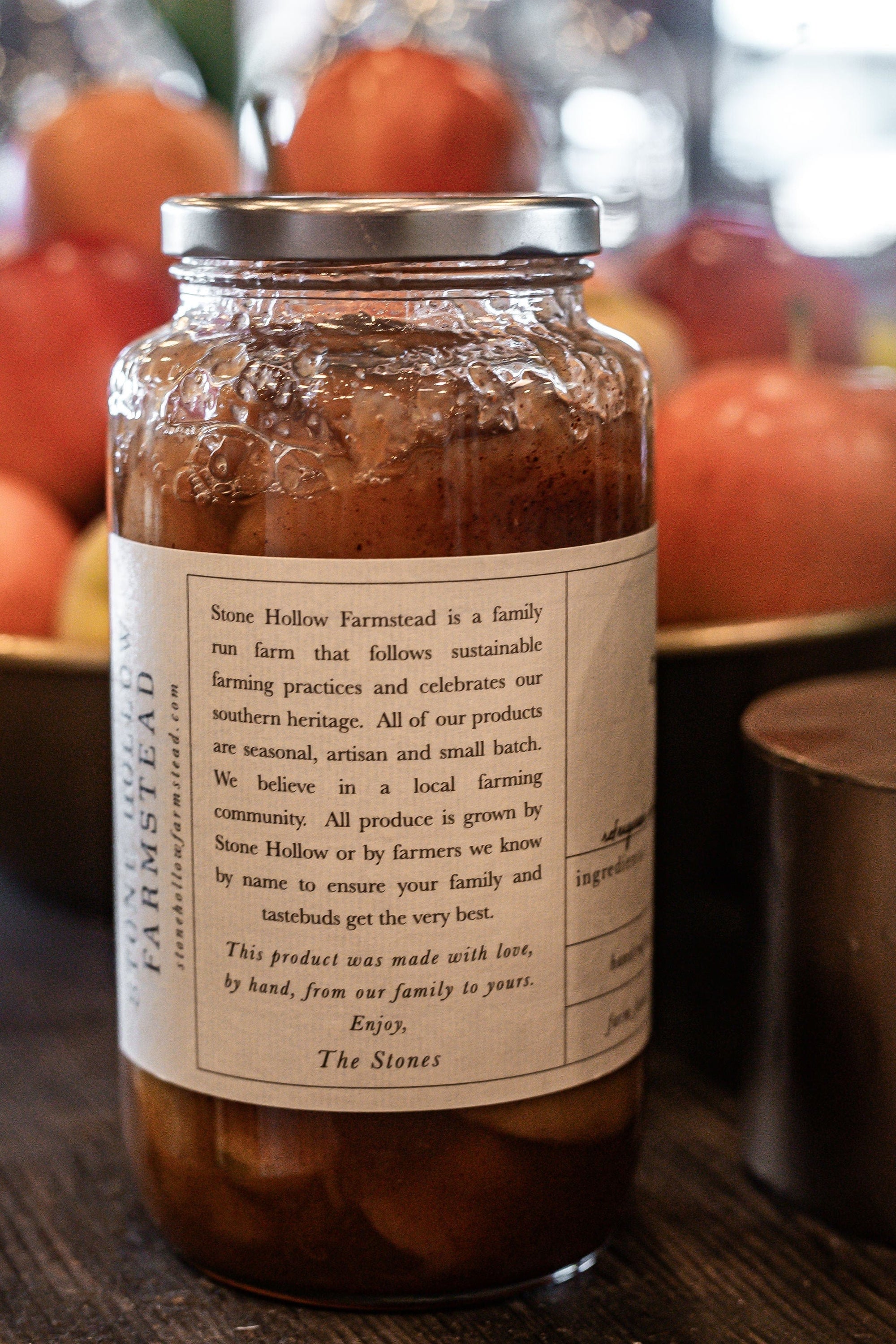 Stone Hollow Farmstead Syrups/Sauces/Spreads Apple Pie Filling